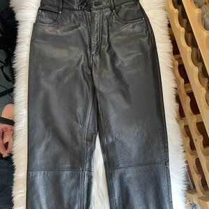 Leather Full length Pants